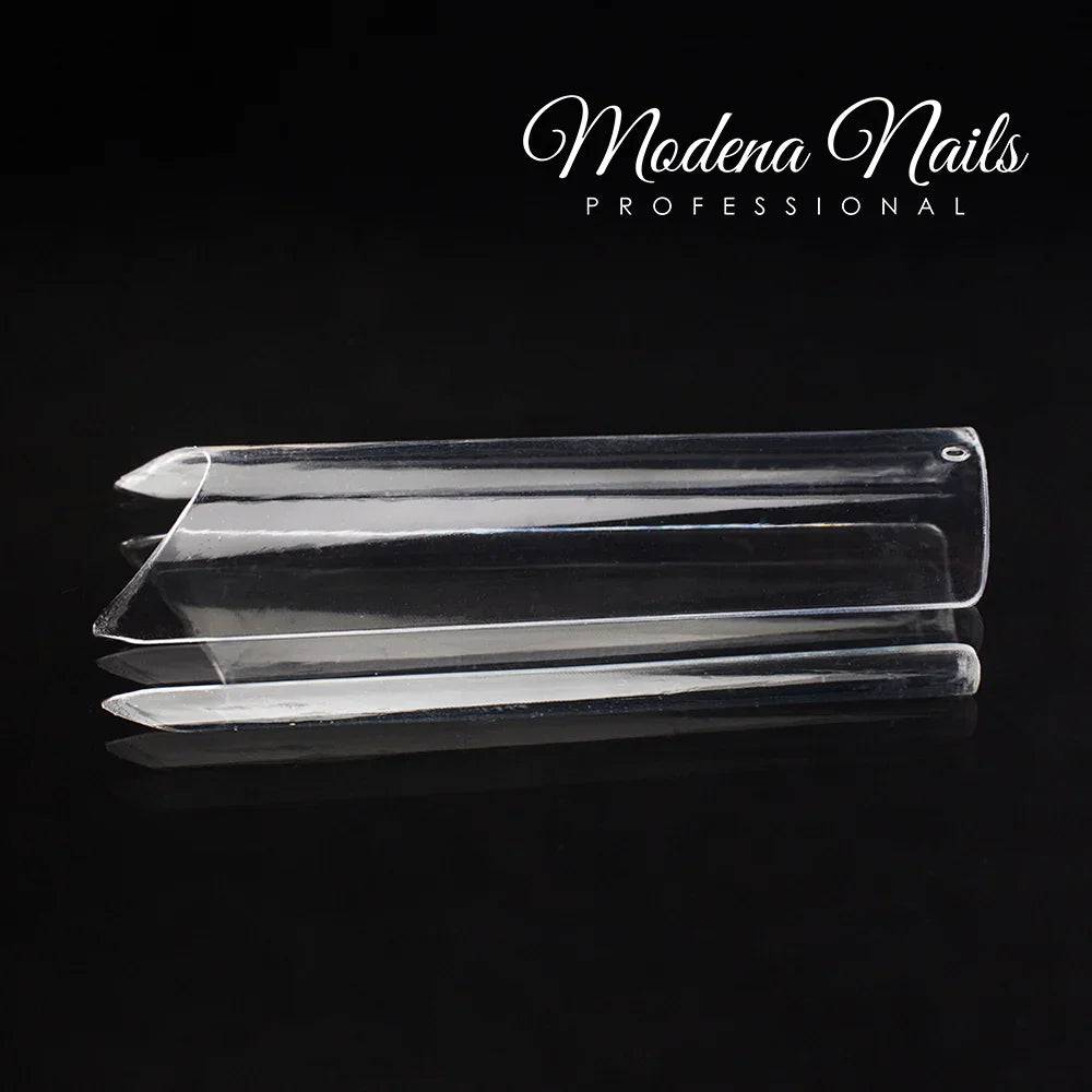 Tipsy Exclusive TUNELOWE clear - 400 sztuk - Modena Nails