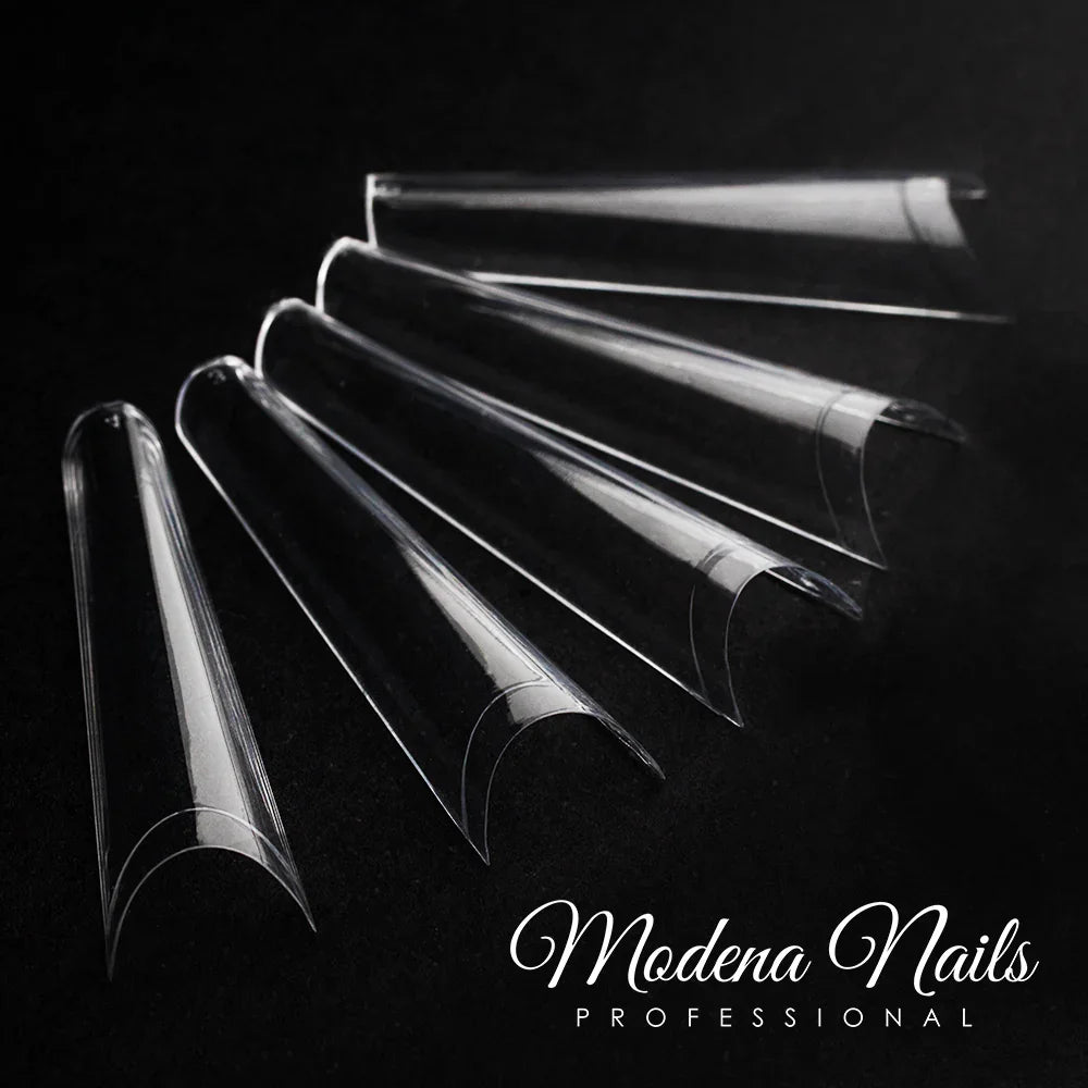 Tipsy Exclusive TUNELOWE clear - 400 sztuk - Modena Nails