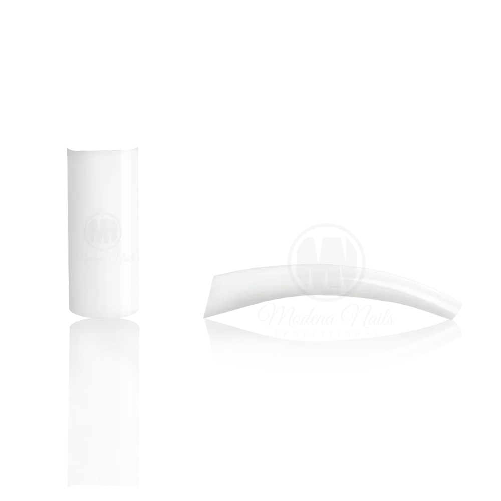 Tipsy French White 500szt w Pudełku Krótka Kieszonka - Modena Nails