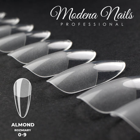 Tipsy Quick Step Salon ALMOND - 500 sztuk - Modena Nails Shop