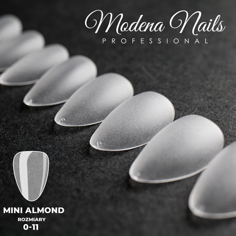 Tipsy Quick Step Salon MINI ALMOND - 450 sztuk - Modena Nails