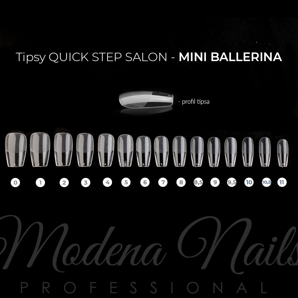 Tipsy Quick Step Salon MINI BALLERINA - 450 sztuk - Modena Nails Shop