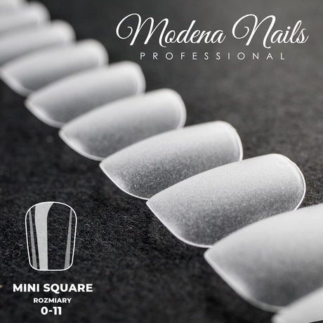Tipsy Quick Step Salon MINI SQUARE - 450 sztuk - Modena Nails