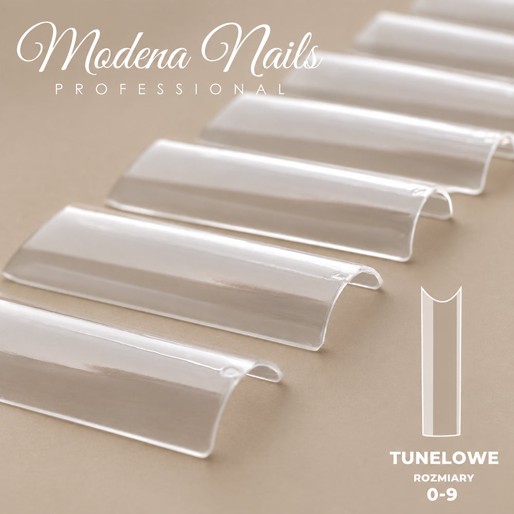 Exclusive TUNNEL Clear Nail Tips - 400 pieces