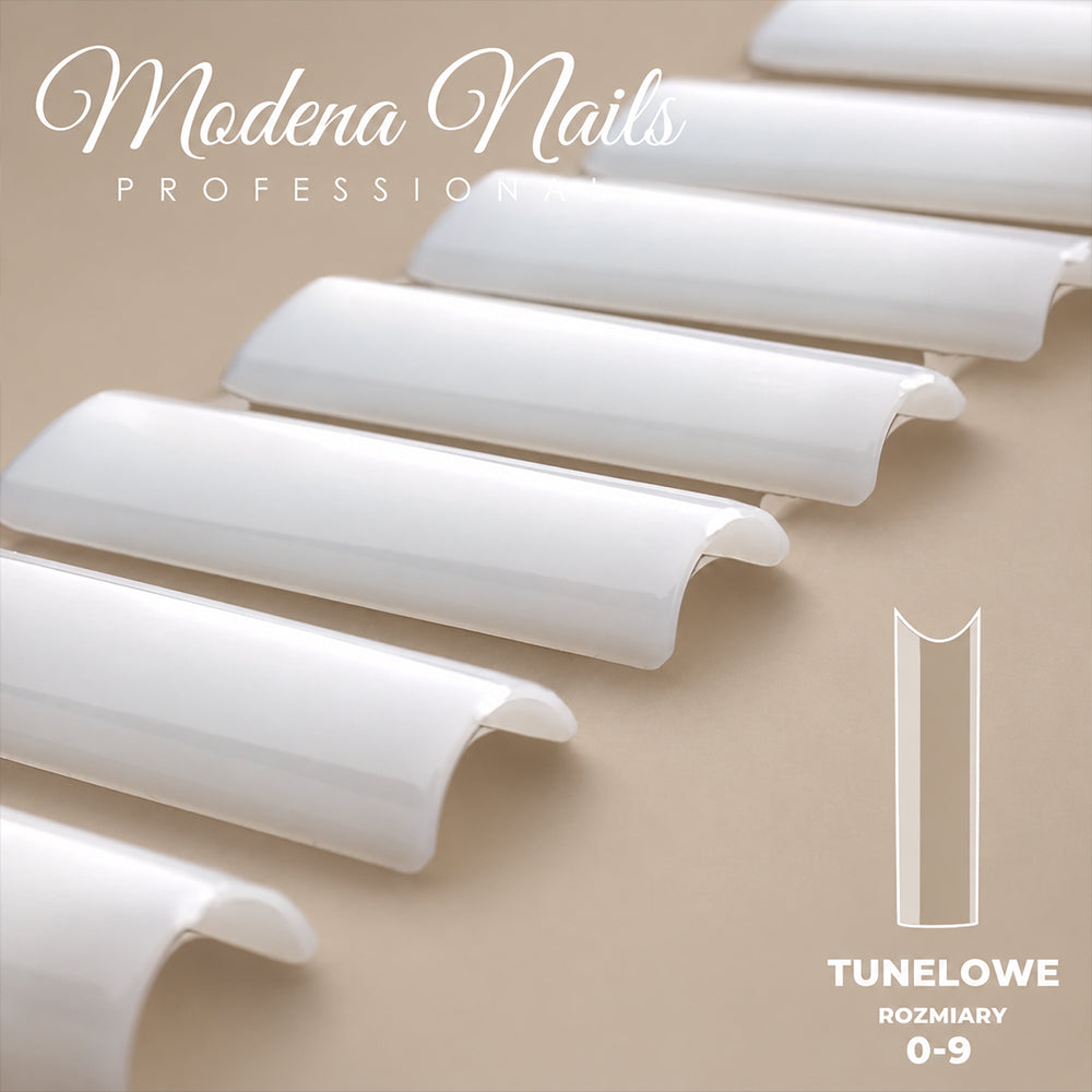 Exclusive TUNNEL Natural Nail Tips - 400 pieces