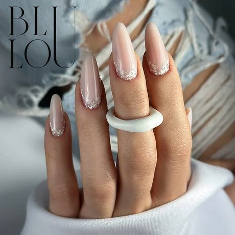 BluLou Top Gel Milky Finish No Wipe 01 9ml - dessus brillant