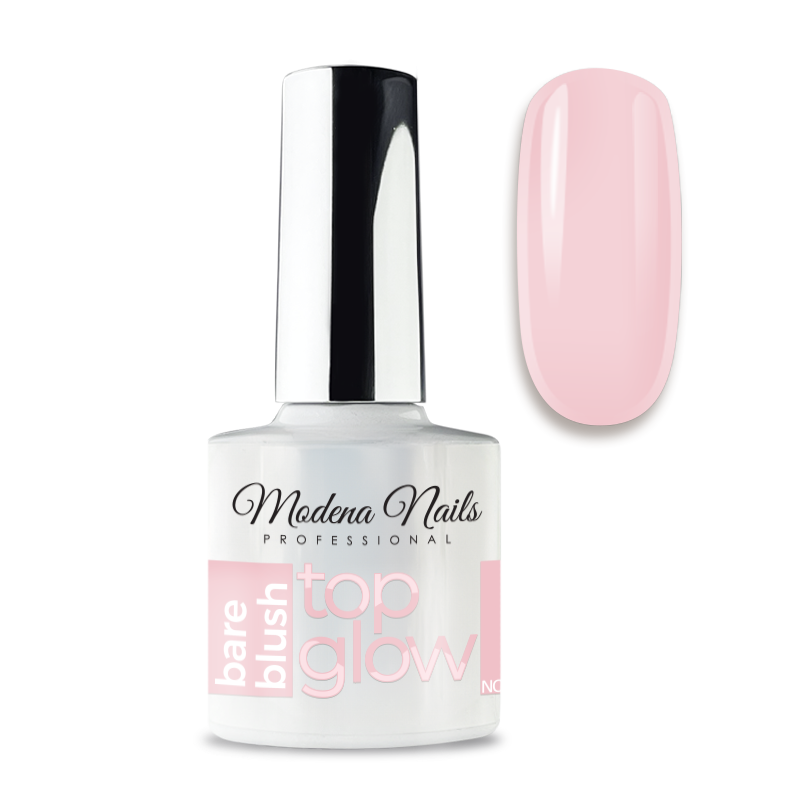 Top Glow Non Wipe  7,3ml - Bare Blush - Modena Nails Shop