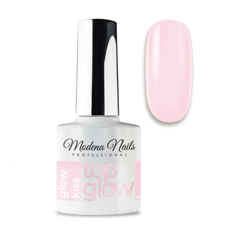 Top Glow Non Wipe 7,3ml - Glow Kiss - Modena Nails