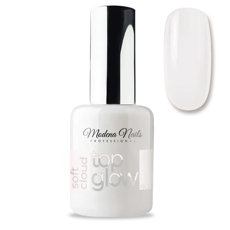 Top Glow Non Wipe 7,3ml - Soft Cloud - Modena Nails
