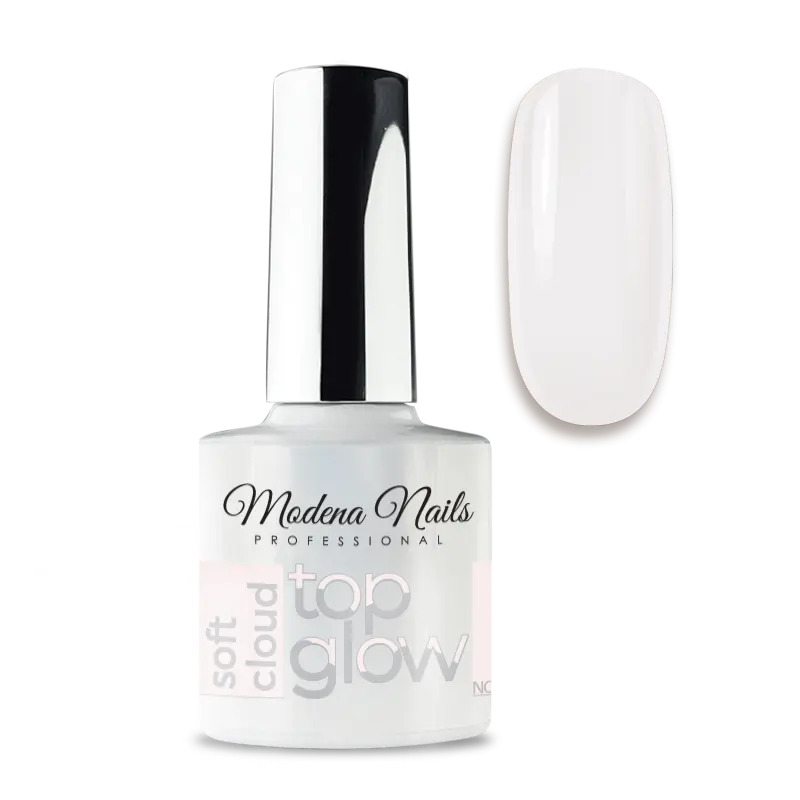 Top Glow Non Wipe 7,3ml - Soft Cloud - Modena Nails