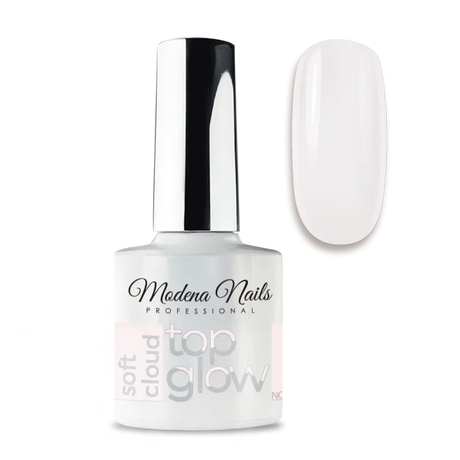 Top Glow Non Wipe 7,3ml - Soft Cloud - Modena Nails