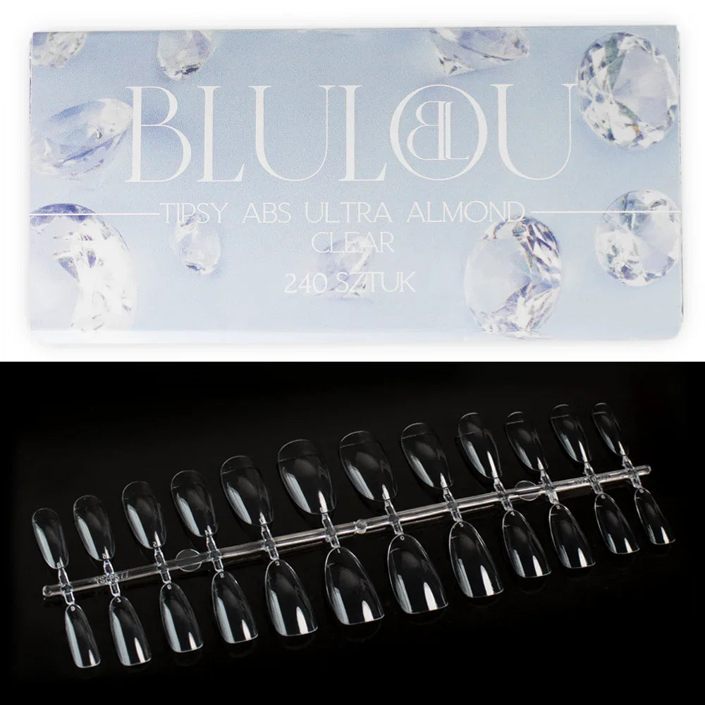 Tipsy ABS Ultra Almond CLEAR 240 sztuk