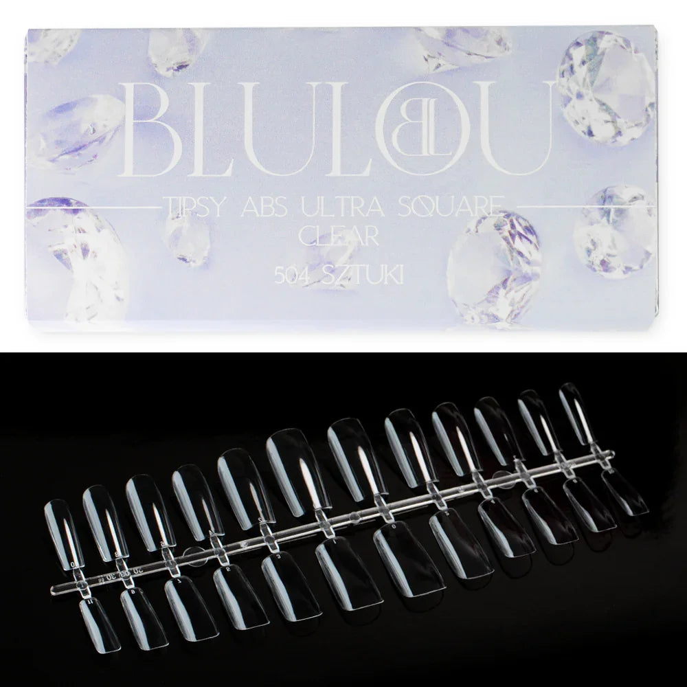 Tipsy ABS Ultra Square CLEAR 504 sztuki