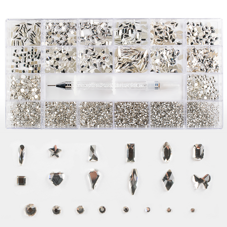 Zestaw cyrkonii z sondą - Modena Nails