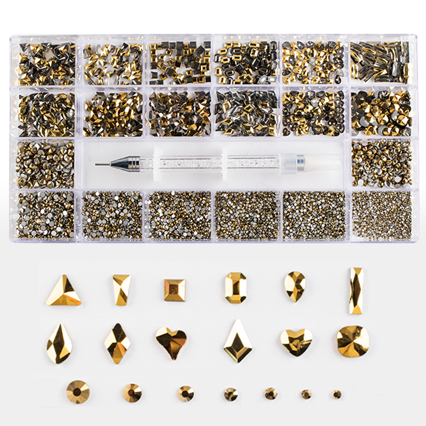 Zestaw cyrkonii  z sondą - Modena Nails Shop