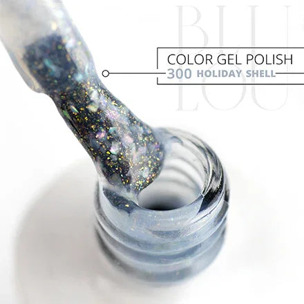 BluLou 9ml Barniz híbrido Holiday Shell - 300