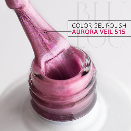 Vernis hybride BluLou 9ml - Aurora Veil 515