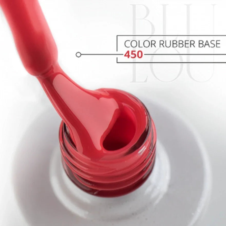 Color Rubber Base 9ml - red shade NO: 450