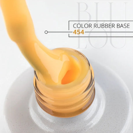 Color Rubber Base 9ml - tonalità gialla NO: 454