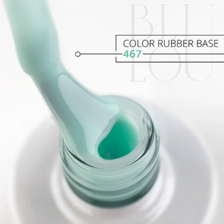 Color Rubber Base 9ml - tonalità verde NO: 467
