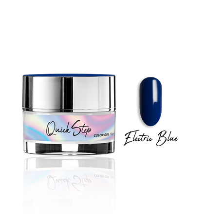 Żel UV Quick Step Color 5g - NR 1 Electric Blue - Modena Nails Shop