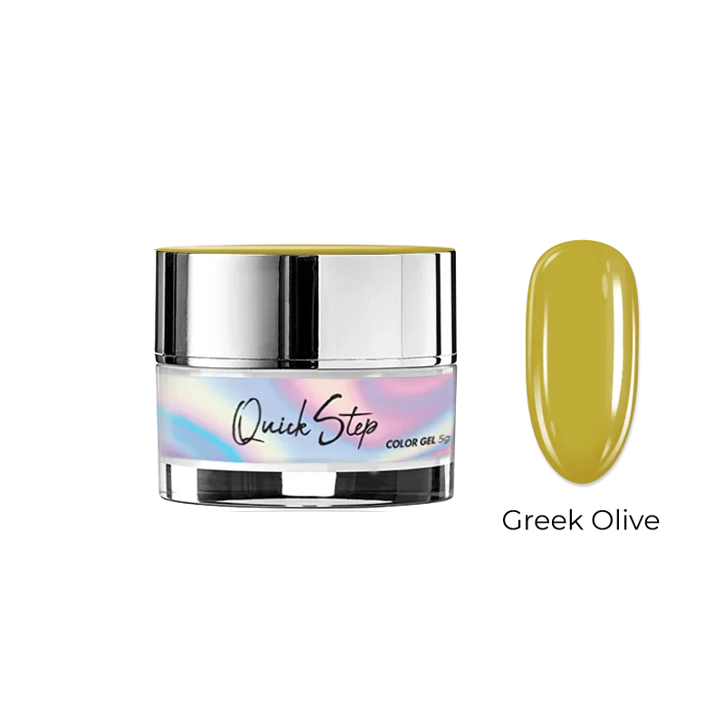 Gel UV Quick Step Color 5g - NON. 124 Olive grecque