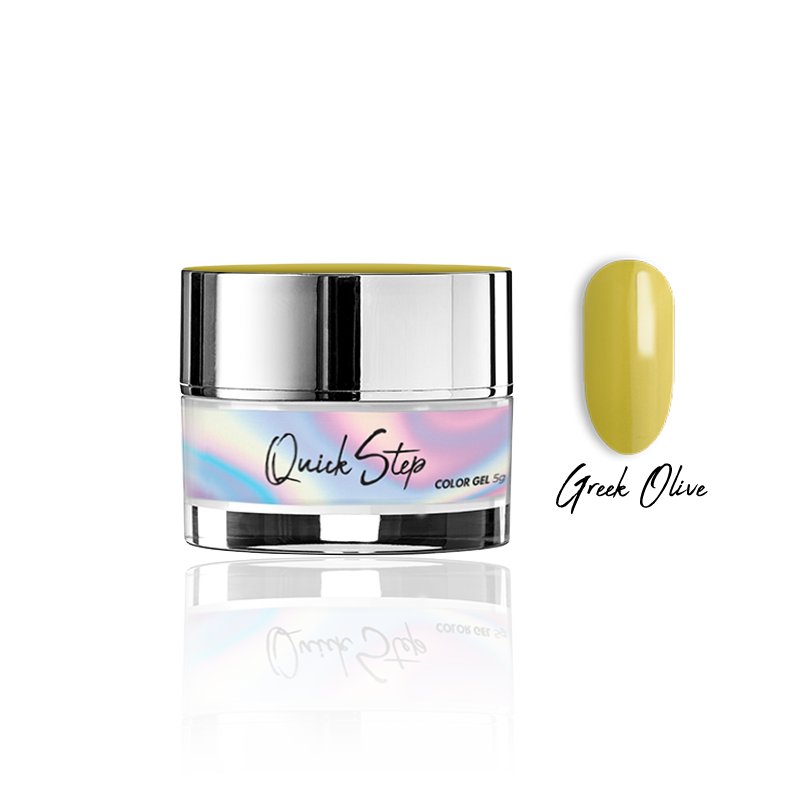 Żel UV Quick Step Color 5g - NR 124 Greek Olive - Modena Nails Shop