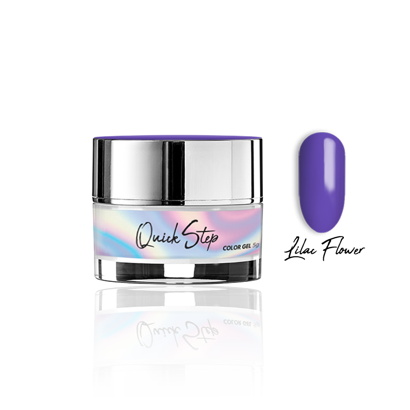 Żel UV Quick Step Color 5g - NR 125 Lilac Flower - Modena Nails Shop