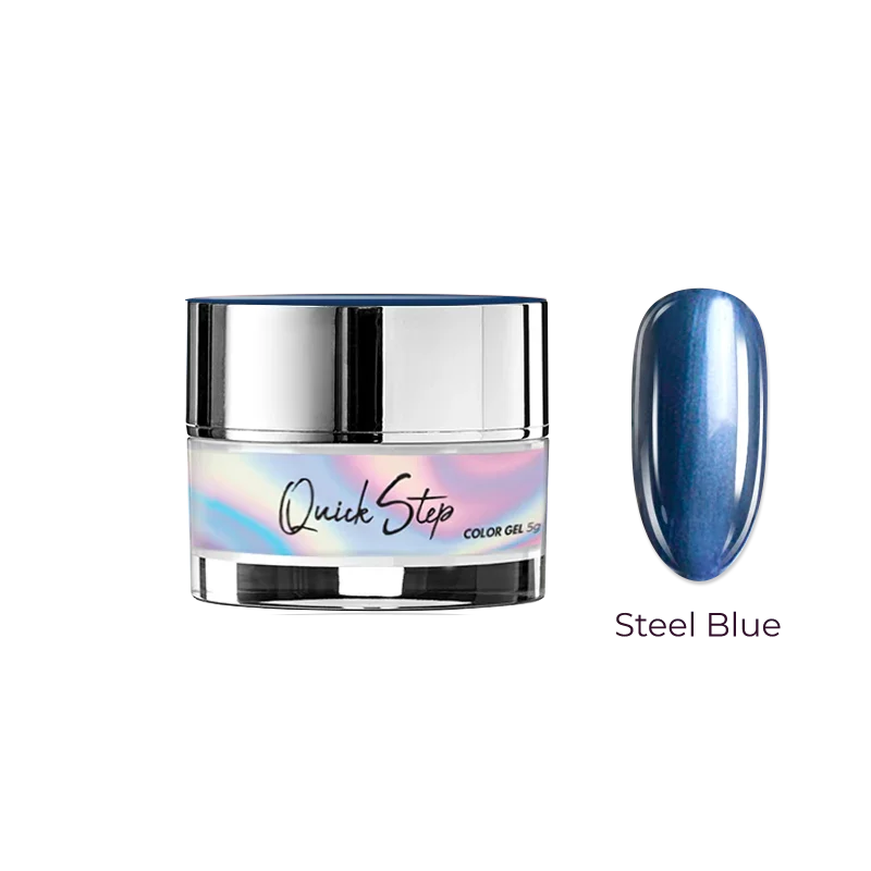 Gel UV Quick Step Color 5g - NON. 13 Bleu Acier
