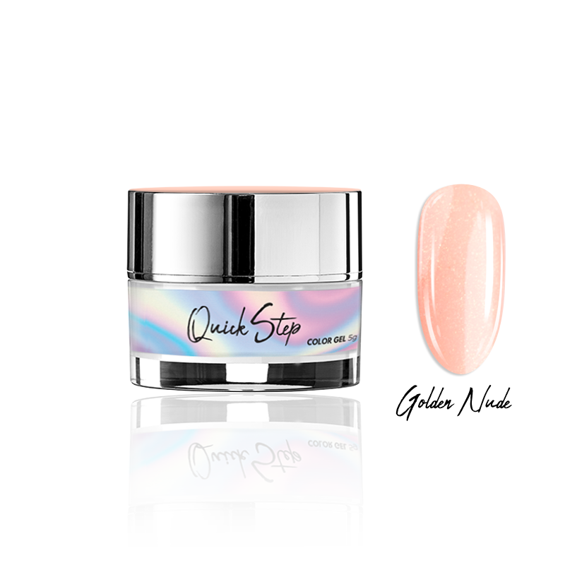 Żel UV Quick Step Color 5g - NR 130 Golden Nude - Modena Nails Shop
