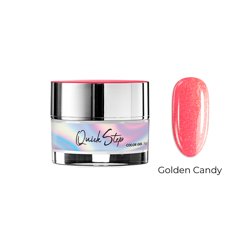 Gel UV Quick Step Color 5g - NON. 135 Bonbons dorés