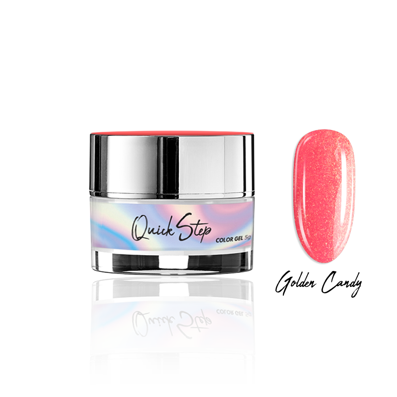Żel UV Quick Step Color 5g - NR 135 Golden Candy - Modena Nails Shop