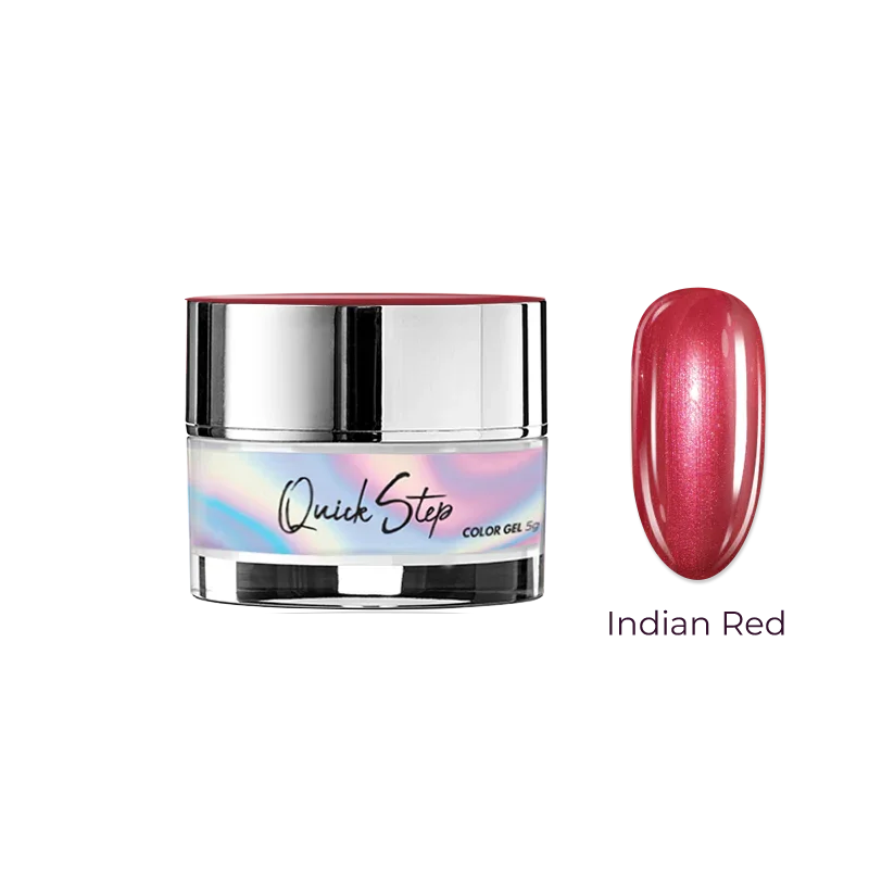 Gel UV Quick Step Color 5g - NON. 15 rouge indien