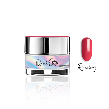 Żel UV Quick Step Color 5g - NR 18 Raspberry - Modena Nails Shop