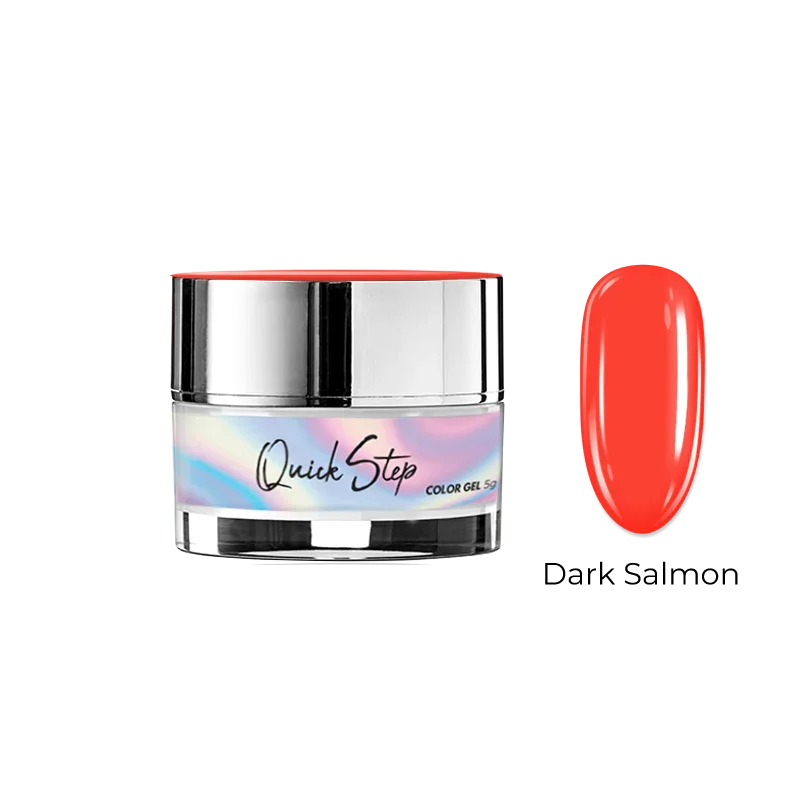 Quick Step Color UV-gel 5g - NR. 19 Donkere zalm
