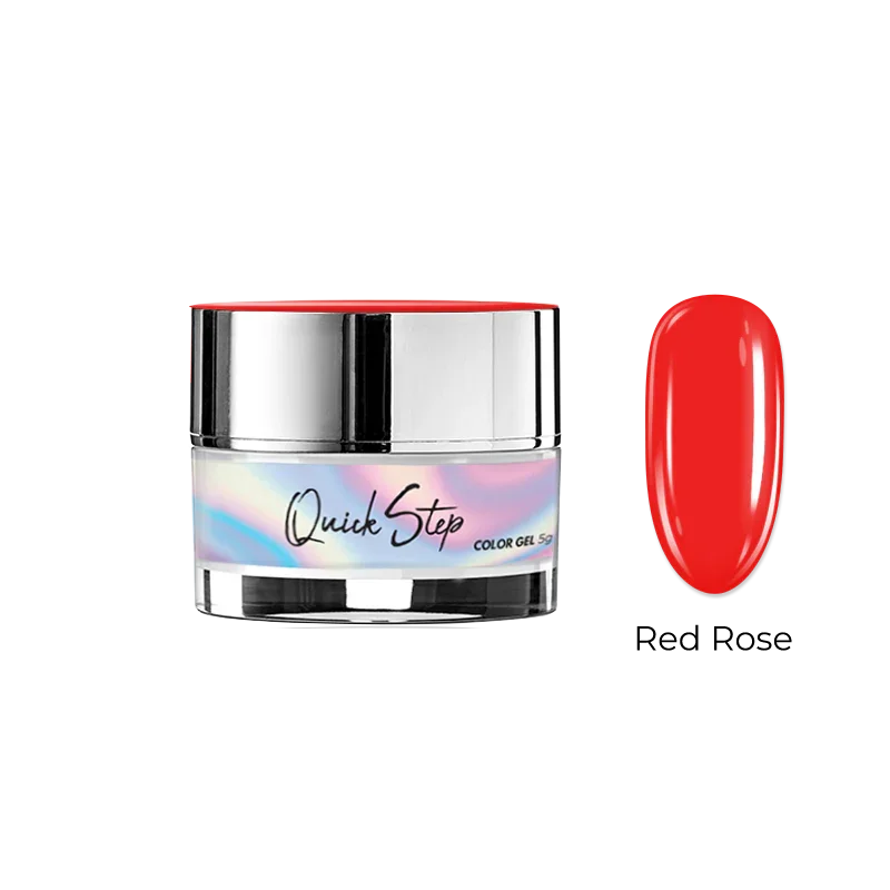 Żel UV Quick Step Color 5g - NR 3 Red Rose