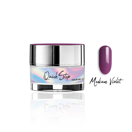 Żel UV Quick Step Color 5g - NR 30 Medium Violet - Modena Nails Shop