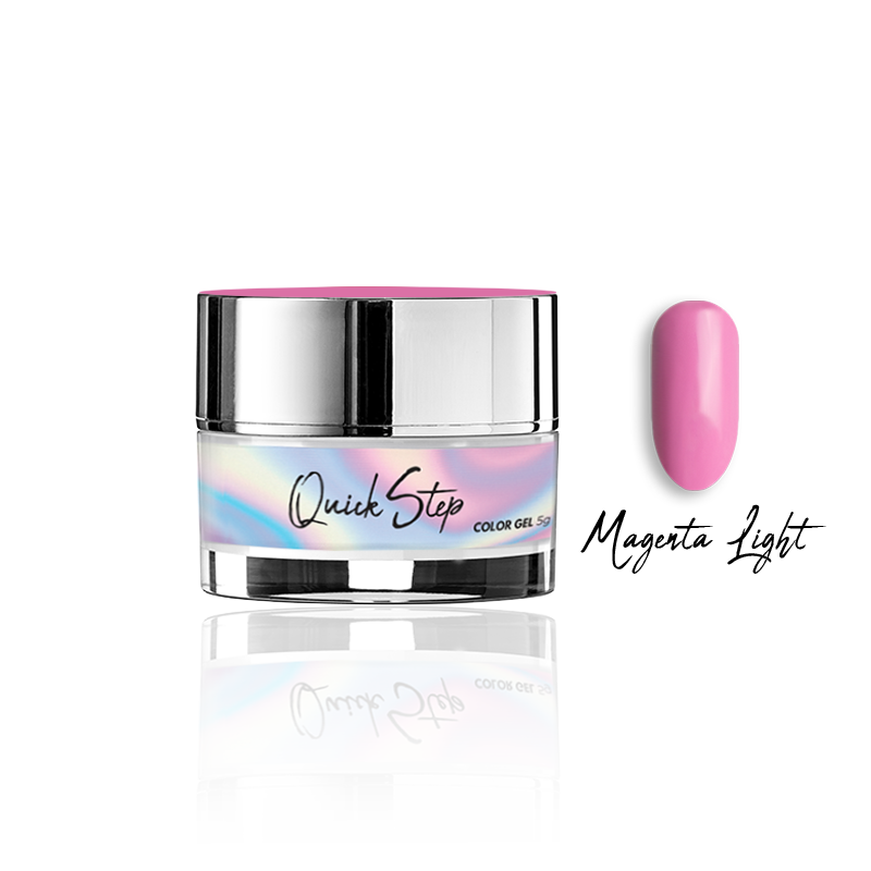 Żel UV Quick Step Color 5g - NR 31 Magenta Light - Modena Nails Shop