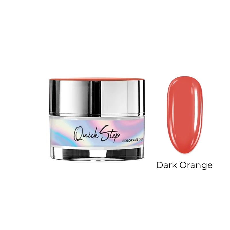 Gel UV Quick Step Color 5g - NON. 41 Orange foncé