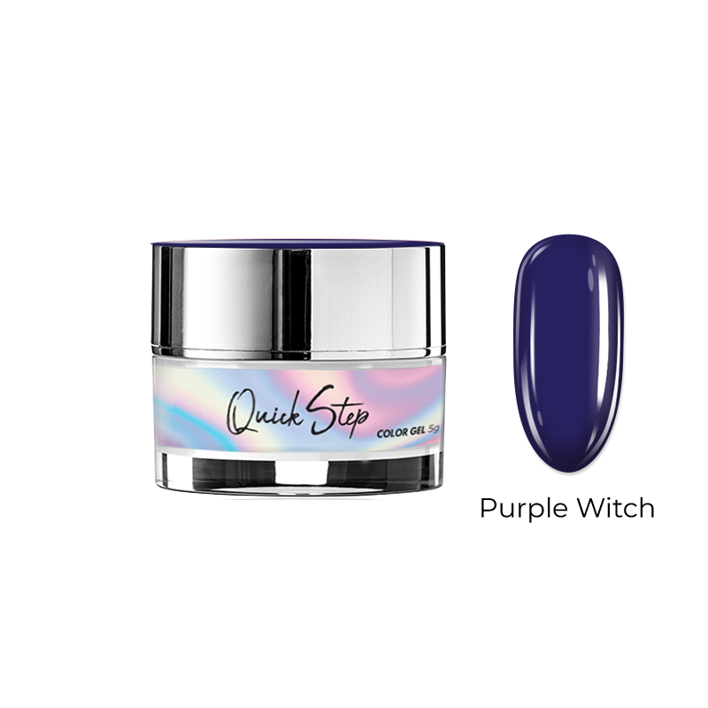 Żel UV Quick Step Color 5g - NR 63 Purple Witch