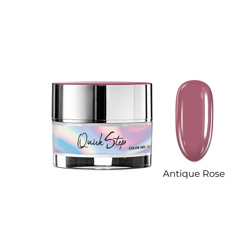Gel UV Quick Step Color 5g - NON. 80 Roses Antiques