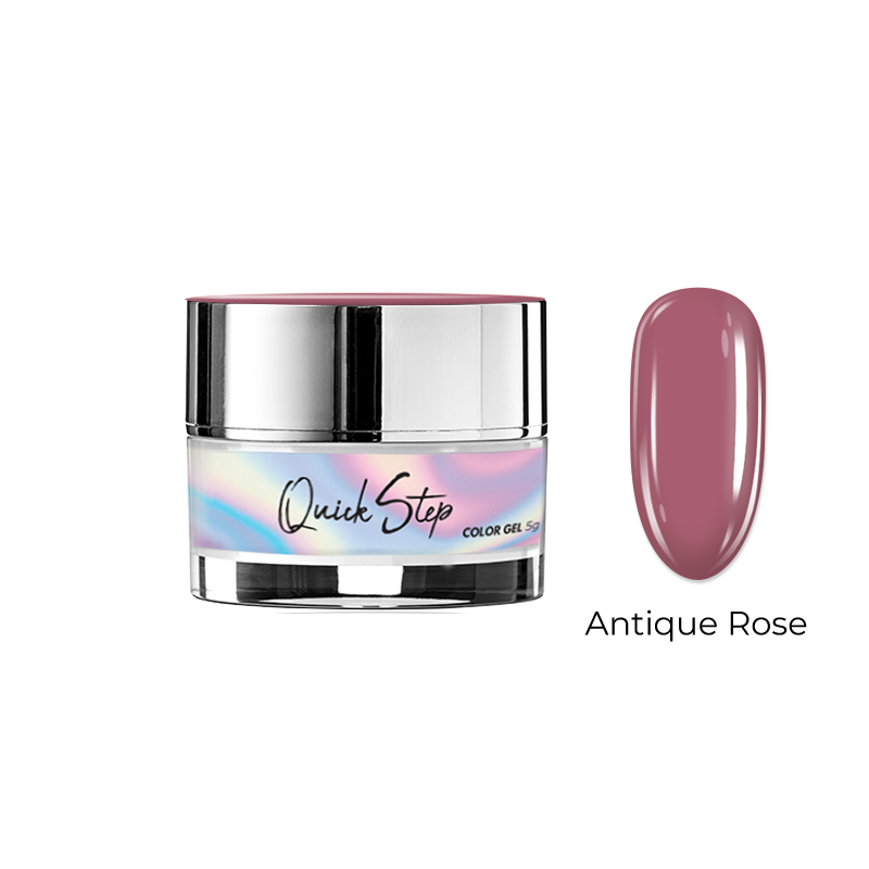 Żel UV Quick Step Color 5g - NR 80 Antique Rose