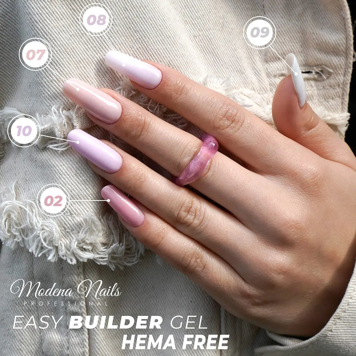 Żel w butelce Easy Builder Gel 7,3ml - 08 - Modena Nails