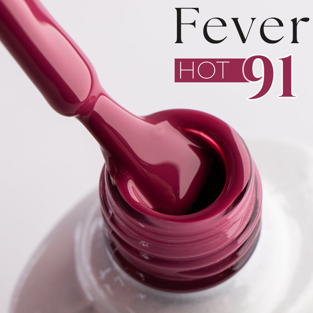 Gel-Nagellack FEVER Hot 6 ml - 91