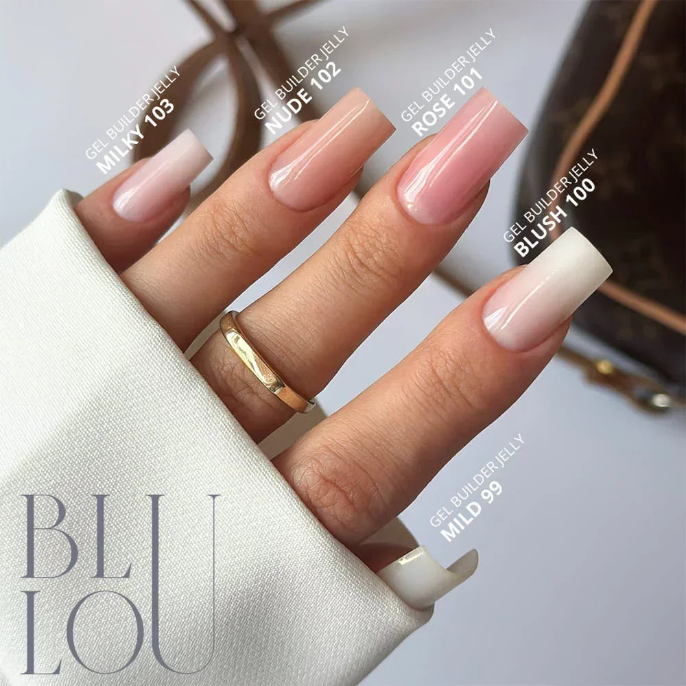 Gel de construção BluLou JELLY Nude - 102 HEMA FREE