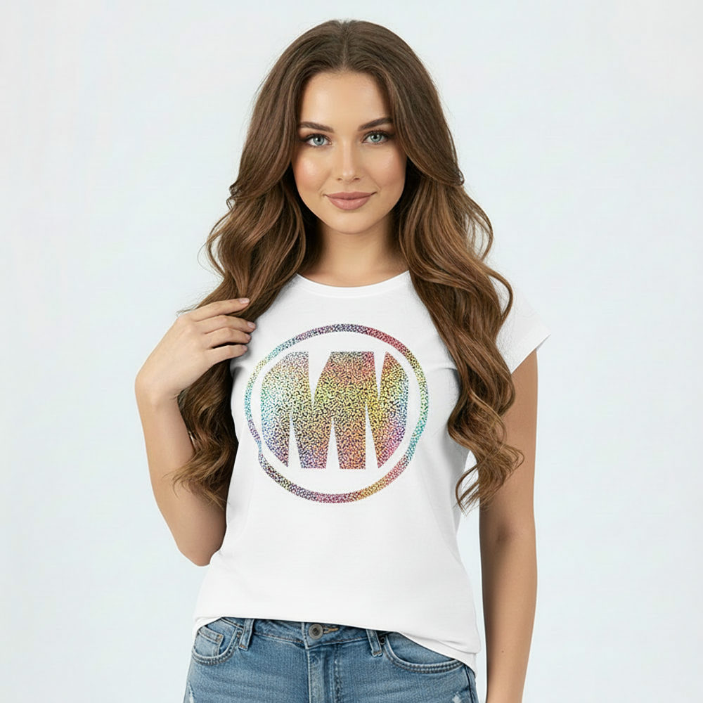 Koszulka t-shirt Damski White Modena