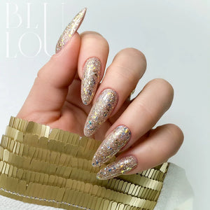BluLou Esmalte de uñas híbrido Glitter Show de 9 ml - 296