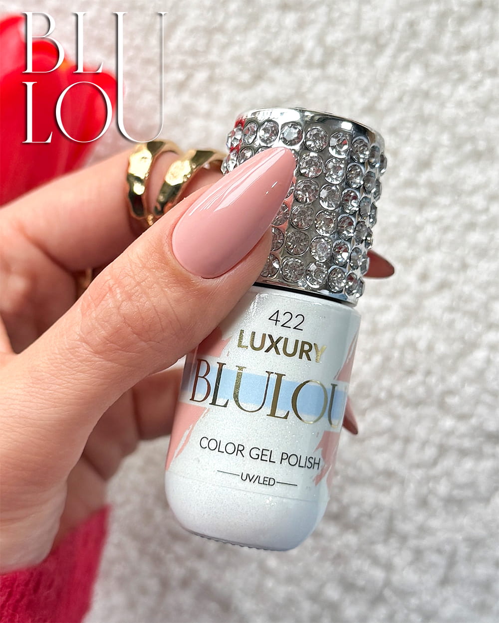 Lakier hybrydowy BluLou 9ml Luxury - 422