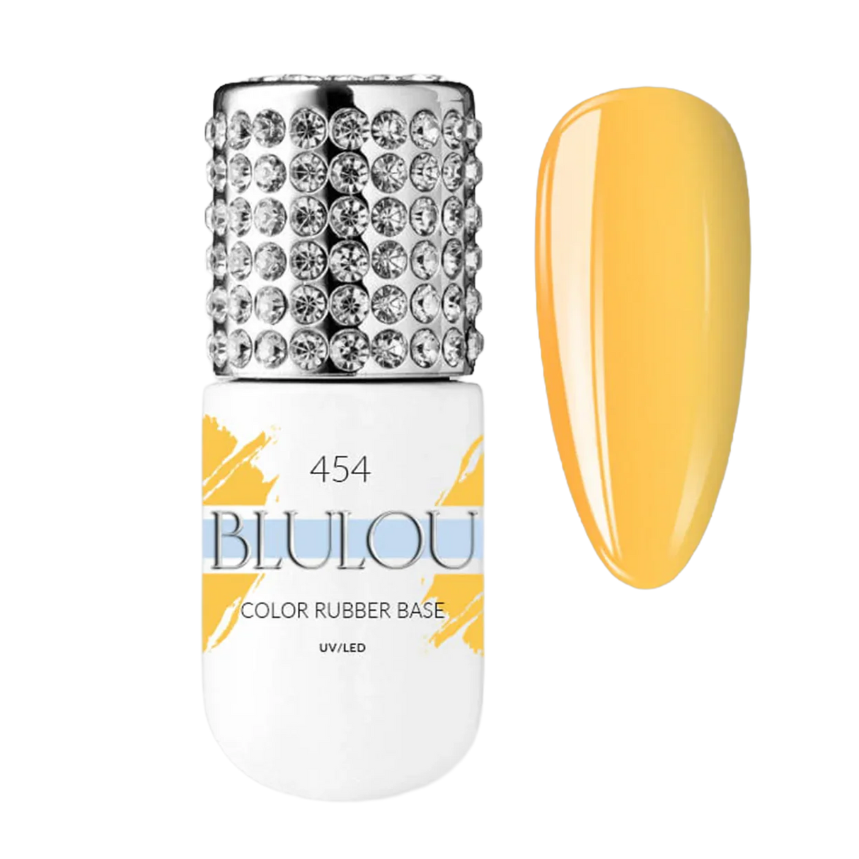 Color Rubber Base 9ml - tonalità gialla NO: 454