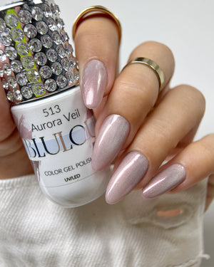 Vernis hybride BluLou 9ml - Aurora Veil 513
